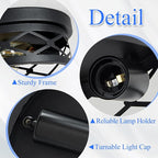 Flush Mount Ceiling Light Fixture,Ceiling Light Fixture for Hallway, Black Hallway Light Fixtures Ceiling,Light Fixtures Ceiling Mount for Kitchen,Farmhouse,Hall (2 Pack) (13.99inch)