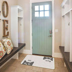 Mingnei Hi Bye Cat Welcome Doormat Door Mat for Home Kitchen Entrance,Cat Door Mat,Funny Black Lover Floor Mats for House Front Indoor Inside Outdoor Outside Entryway Rug 30x17 Welcome Mat (Color-2)