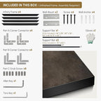 SIGNWIN 46"x60" Extra Large Framed Wall Art Neutral Cloudy Abstract Illustration, Soft Atmospheric Design for Home Living Room Bedroom Decor (Frame Assembly Required)