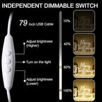 WLHOPE Merry Christmas Neon Sign Dimmable Neon Signs For Wall Decor Led Lights For Christmas Bar Man Cave Club Party Room Shop Window Bedroom Decoration Gifts USB Powered 12.6x16.14in