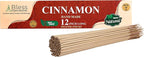 Bless-International-Cinnamon 100%-Natural-Handmade-Incense-Sticks Organic-Chemicals-Free-for-Relaxation-Positivity-Yoga-Meditation 12-Inches-1-Hour-Plus-Burning-Time-75-Sticks-7-OZ