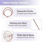 Table Number Holders 20Pcs - 3.35 Inch Place Card Holder Table Number Stands for Wedding Party Graduation Reception Restaurant Home Centerpiece Decorations Office Memo Photo (Rose Gold)