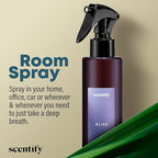 Scentify Bliss Odor Neutralizing Room Spray – Luxury Eucalyptus & Bergamot Fragrance, Instant Odor Eliminator for Home, Office & Car – 6oz
