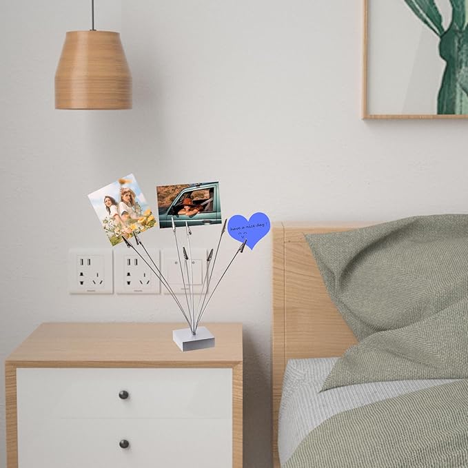 Cube Base 8-Branch Tree Style Memo/Card/Paper/Photo Holder Table Number Holder for Wedding Party