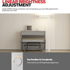 Honeywell LED Floor Lamp Modern - 02E Pro Sunturalux™ Eye Caring Standing Light, 10040LM Dimmable Reading Tall Lampara for Home Office Living Room Bedroom,100W,4000K Natural Daylight