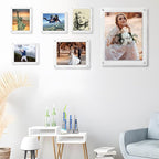 16x20 Acrylic Floating Art Frame for Wall Mount, Clear Magnetic Picture Frame for Artwork Display,Certificates Documents Frames for Family,Office,Wedding