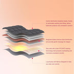 Weighted Heating pad XL 17''x33'' Heat pad for Period Cramps Heating Pads Large Heated pad for Back Pain Relief Products Electric Heat Pads Heated Pad for Bed Christmas Gifts for Mom Dad