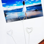 2pcs 4-Branch Family Tree Picture Holder Stand, Table Number Clips Stand for Picture Memo Paper Note Monmory Photo Christmas Wedding Card Display