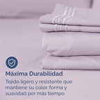 Cal King Size 4 Piece Sheet Set - Comfy Breathable & Cooling Bed Sheets Set - Hotel Luxury Bedding for Women, Men, Kids, Teens, Boys & Girls - Deep Pockets & Wrinkle Free - Oeko-Tex - Light Lavender