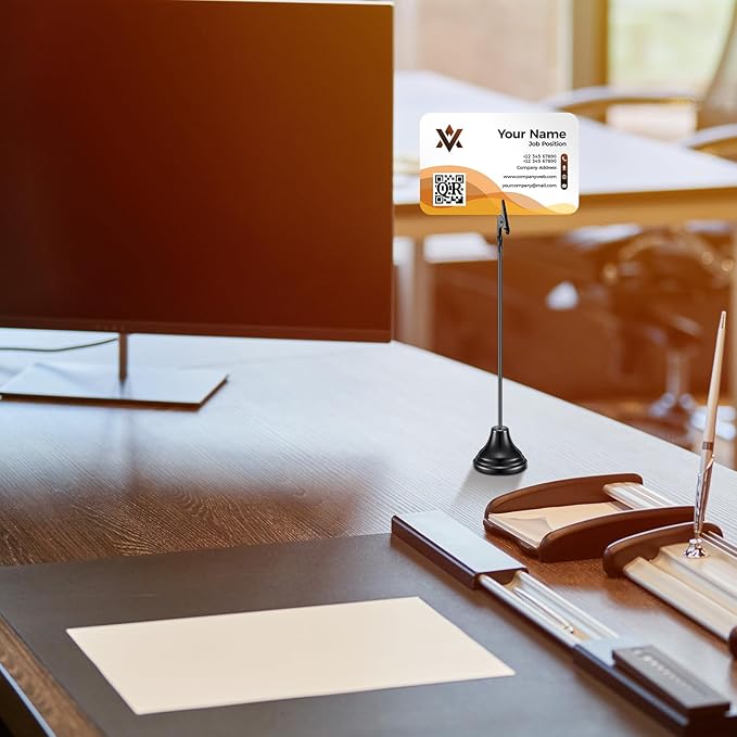 20 Pcs Table Number Holders 4/6/8/10 Inch Metal Place Card Holders with Alligator Clip Heavy Base Wedding Table Number Stand Picture Photo Clip for Banquet Party Birthday Restaurant(Black)