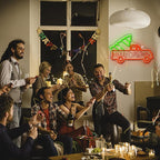 WLHOPE Christmas Truck Neon Sign,Merry Christmas Neon Signs for Wall Decor,Dimmable Merry Christmas Led Signs for Christmas Party Backdrop Bedroom Window Bar Club Shop,Christmas Gift Decoration