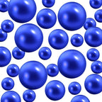 300Pcs Vase Filler RoyalBlue No Hole Faux Pearl Beads for Vase Filling Decorations, Candle Centerpieces, Wedding Centerpieces, Home Party Decor (8/14/20mm)