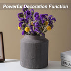 Farmhouse Vase for Home Decor, Vintage Rustic Terracotta Flower Vase Suitable for Home Decor, Living Room, Shelf, Dining Table. 7IN.