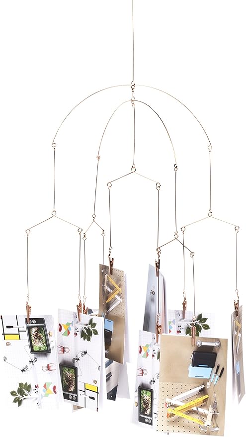 Kikkerland Mobile Photo Clip Fan, Copper