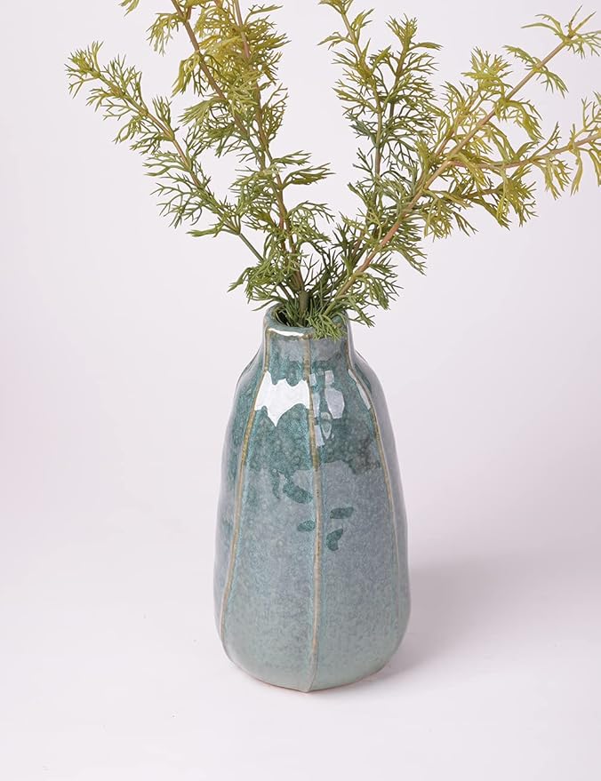 HAUCOZE Ceramic Decorative Vase Modern Decor Statue Table Centerpiece Sculpture Gifts 8.3inch