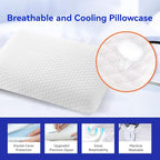 inight Memory Foam Pillows King Size Set of 2, King Size Pillows 2 Pack, King Pillows for Side Sleepers & Back Sleepers, Oeko-tex & CertiPUR-US-King Size (Pack of 2)