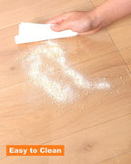 Clear PVC Mat 3x3ft, 2mm Thick Soft Vinyl Mat for Countertop, Table or Hard Floor, Scratch-Resistant, Waterproof, Easy to Clean, High-Resilience（36x36 inch