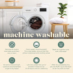 ComfyDown 24X24 Decorative Throw Pillow Insert, Down and Feathers Fill, 100% Cotton Cover 233 Thread Count, Square Pillow Insert - Made in USA