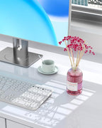 MIZZEO Reed Diffuser Set, Watermelon 6.76 fl oz Highly Scented Room Diffuser Home Fragrance Essential Oil Reed Flower Diffuser, House Bedroom Office Decor & Gifts