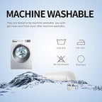 Easy-Going L Shape Sofa Slipcover - Sectional Couch Cover with Chaise - Reversible Sofa Cover for Pets & Kids (Large, White/White)