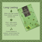 14 Packs Eucalyptus Peppermint Scented Sachets Bag fit Drawers and Closets Long Lasting