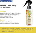 ROMIIE ZOI Linen & Room Air Freshener Spray Room Mist, with Natural Plant Extract, Scented Room Spray for Home Fragrance Fabric Spray Freshener Sweet Vanilla, 8.5 FL OZ
