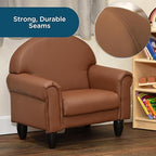 Children's Factory As We Grow Chair and Couch, Flexible Seating for Daycare or Preschool, Kids Reading Couch, Playroom Furniture, Walnut