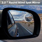 Car Neck Pillow, Car Headrest Pillow for Driving with 2.2" Rear View Blind Spot Mirrors, Memory Foam Car Pillow for Cervical Support, Vehicle Headrest Pillow for Car Seat, Beige