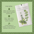 14 Packs Eucalyptus Peppermint Scented Sachets fit Drawers and Closets