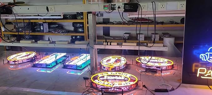 Neon Signs Beer Bar Bedroom Larger Welcome To Las Vegas Glass Neon Signs for Office Pub Cafe Party Man Cave Neon Light Art Wall Lights 24 X 20 Inches