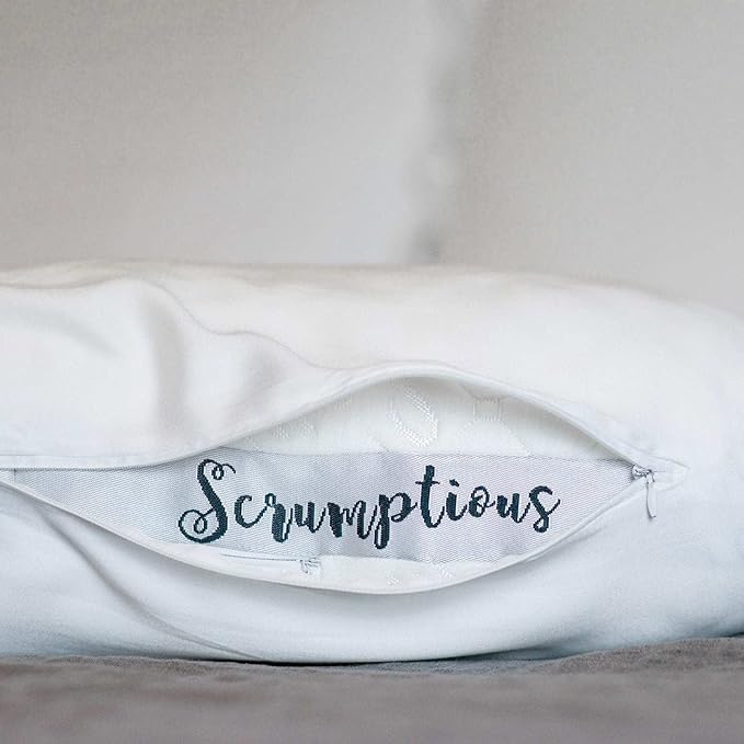 Honeydew King Side Pillow Case - Fits The Scrumptious and Essence Curved Pillows for Side Sleeping - Comfortable and Soft Cooling Bamboo Fabric - King Size (Morning Mint Green)