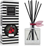 LOVSPA Reed Diffuser Set, Red Currant Scented Oil Diffuser with Sticks, Home Fragrance Accessories for Bathroom Shelf Decor, Aroma Diffusers for Home or Office Desk, USA Made