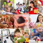 Pursuestar HowlMoving Castle-Merry Go Round of Life Music Box, Heart Shaped Vintage Hollow Out Wood Mechanism Wind Up Musical Box Gifts for Birthday Wedding Valentine's Day