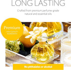 AGRARIA PetiteEssence Flower and Reed Diffuser Set, Hand Crafted Sola Flower Botanical Home Fragrance Set, Scented Oil Gift for All Occasions