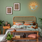 Whale Neon Sign for Wall Decor Ocean Neon Light Sunrise Sunset LED Neon Sign Colorful Led Neon Light for Bedroom Living Room Shop Decoration