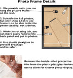 12 Packs 4x6 Picture Frames Bulk, Display 3.5x5 with Mat or 4x6 Without, Black Gallery Frame Set, 4 by 6 Frames Bulk Set of 12, Collage Wall Decor Photo Frame Set for Wall and Tabletop, Black