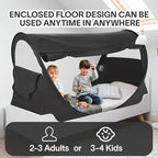 LEEDOR Bed Tent Dream Tents Bed Canopy Shelter Cabin Indoor Privacy Warm Breathable Pop Up Twin/Full/Queen for Kids and Adult Patent Pending(Mattress Not Included)