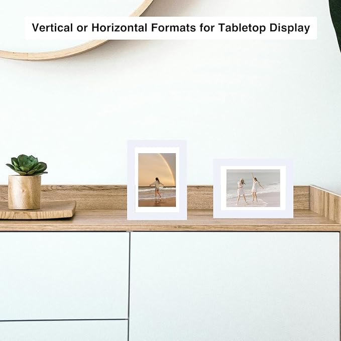 12 Packs 4x6 Picture Frames Bulk, Display 3.5x5 with Mat or 4x6 Without, White Gallery Frame Set, 4 by 6 Frames Bulk Set of 12, Collage Wall Decor Photo Frame Set for Wall and Tabletop, White