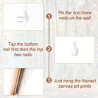 Aurlan Forest Landscape Hand Painted Framed Wall Decor(40"x20"), Large Abstract Birch Tree 3D Textured Oil Painting on Canvas Artwork, Modern Nature Plant Wall Art for Office Living Room Bedroom