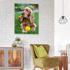 Personalized Photo to Canvas Print - Canvas Prints With Your Photos on Custom Wall Art for Bedroom, Living Room, Wedding Baby Pet Family Picture Framed Wall Art (11" W x 14" H)