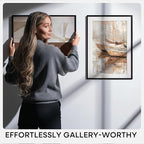 Homeforia 24x24 Picture Frame Black, High End Metal 24 x 24 Large Square Poster Frame Matted to 20 x 20 in Photo, 24by24 Thin Black Frames with Mat 20x20 inch Print, Tempered Glass, Wall Kit, Set of 1