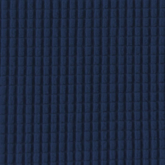 Easy-Going 2-Piece Recliner Console Cover for Reclining Loveseat Covers Stretch Jacquard Middle Console Cover for Recliner Couch and Sofa Navy