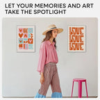 Homeforia 13 x 19 Frame Silver, High End Metal 13 x 19 Picture Frames with Mat 11 by 17 Photo, 13x19 Silver Poster Frame Matted to 11x17 Print, 19x13 Hanging Frames, Tempered Glass, Wall Kit, Set of 1