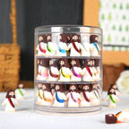 80 Pcs Mini Jesus, Little Jesus Figures to Hide Tiny Figurines in Bulk and Pocket Seek Religious Gifts for Easter Egg Stuffers Fillers Sunday School Baptism Christ Savior Craft