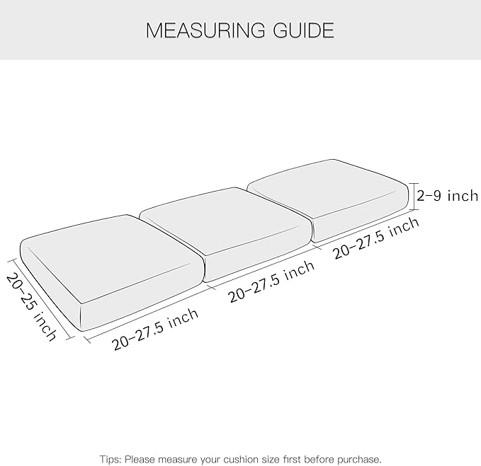 Yates Home PU Leather Couch Sofa Cushion Slipcover Water-Proof Elastic Chair RV Seat Covers Loveseat Sofa Furniture Protector Slip Cover for Settee Seater Replacement Living Room（3 Pieces, Chocolate）