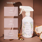 ‌M&SENSE Air & Fabric & Pet Odor Eliminator Spray - 16.9oz Large Size Natural Safe Air Freshener Vanilla Scented Deodorizer for Home Eliminates Smoke & Musty Smells, Ideal for Kitchen & Living Spaces