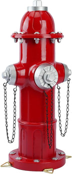 Elenon Garden Fire Hydrant Outdoor Statue Decorative for Dog to Peed on, 14.5" Fire Hydrant Puppy Pee Training Post, Gadrden Yard Lawn Backyard Ornament Decoration Firefighter Gifts for Men