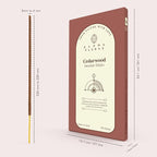 Cedarwood Incense Sticks, Organic Hand Dipped 100 Sticks with Natural Herbs & Aromatic Ingredients, Burn Time 45 to 60 Minutes, Incense for Positivity, Yoga, Meditation, Relaxation, Spiritual Gift