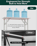 Frylr Small Folding Computer Desk – Portable 35.8 Inch Foldable Laptop Table, Collapsible and Compact for Easy Storage and Fast Setup, Lightweight for Small Spaces, Craft and Study Use, White