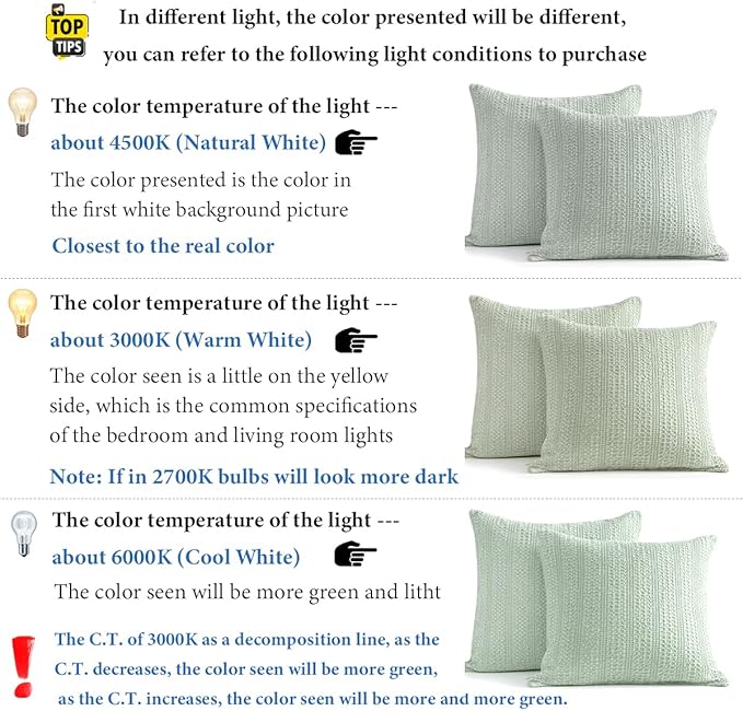 1pc Sage Green Pillow Cover 18x18 Boho Throw Pillow Covers Decorative Pillow Shams Stone Washed Cotton Pillowcase for Couch Sofa Chair Bed Car